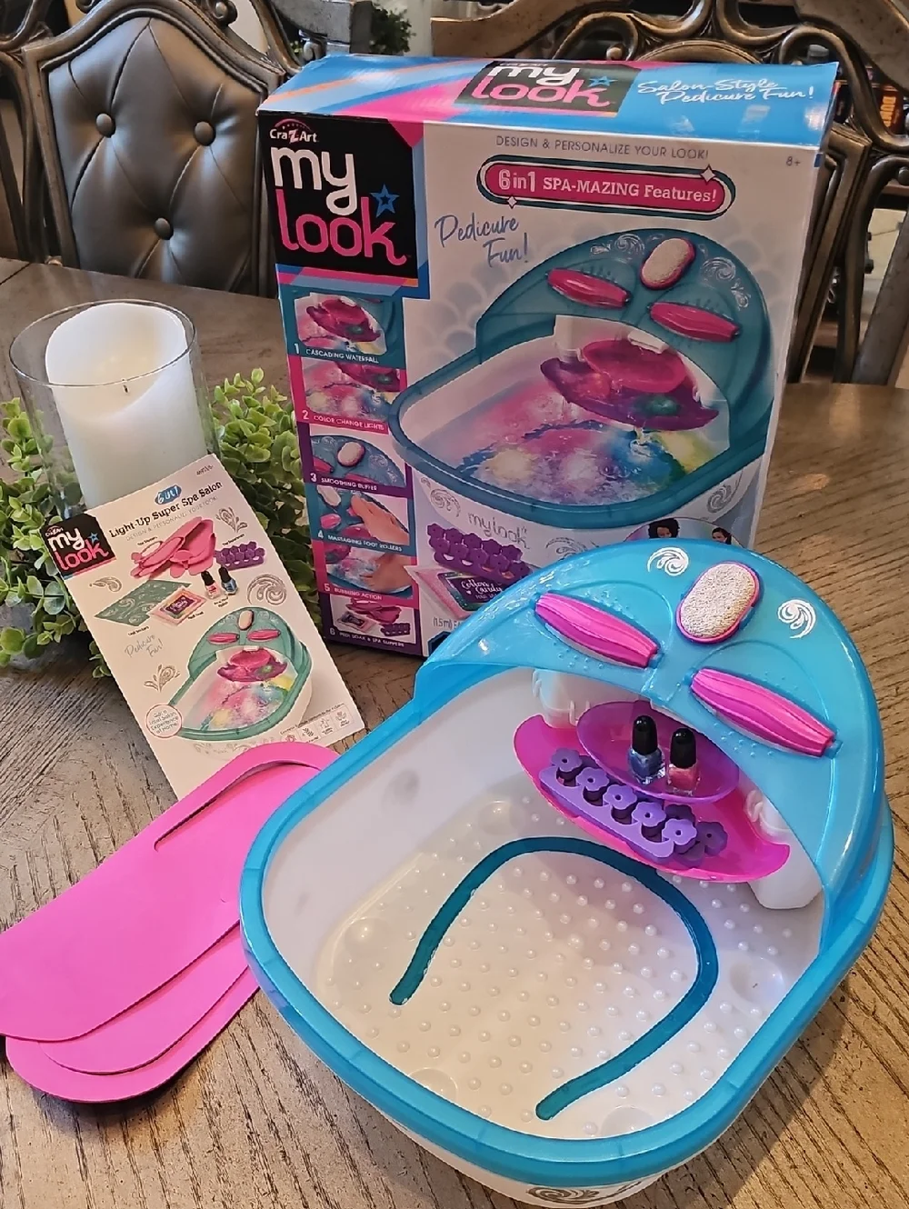 Cra-Z-Art My Look Kids Spa Foot Bath - Color Changing